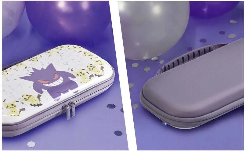 HORI - „Vault“ dėklas, skirtas „Switch 2“ - „Gengar & Mimikyu“ - violetinis