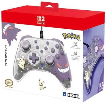 HORI - HORIPAD, skirtas „Switch 2“ (Gengar ir Mimikyu) - violetinė