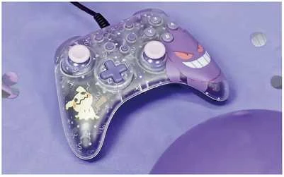 HORI - HORIPAD, skirtas „Switch 2“ (Gengar ir Mimikyu) - violetinė