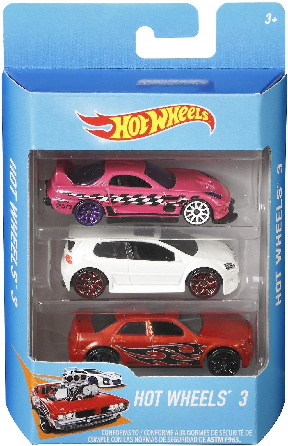 Mattel HOT WHEELS trijų automobilių rinkinys, K5904