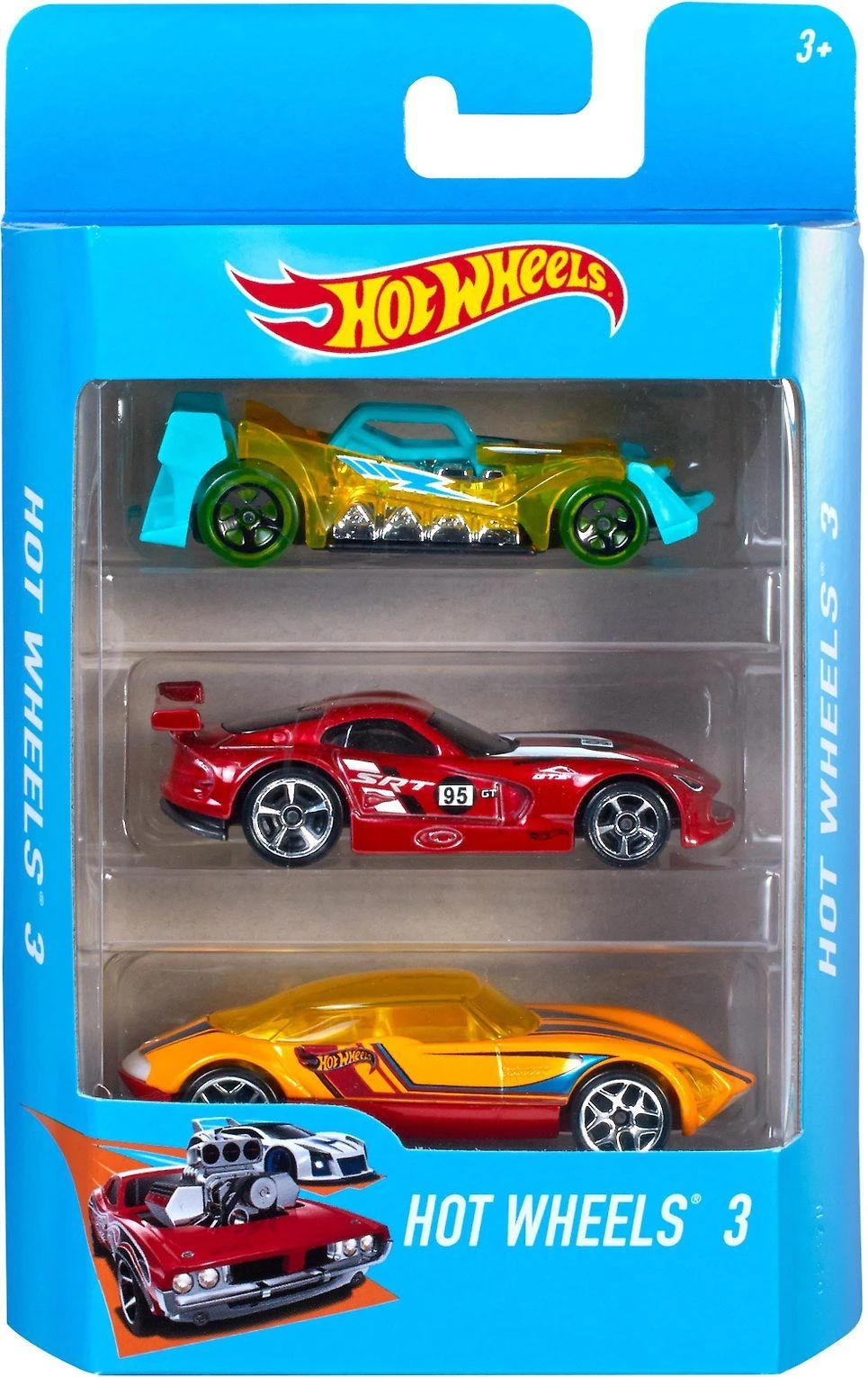 Mattel HOT WHEELS trijų automobilių rinkinys, K5904
