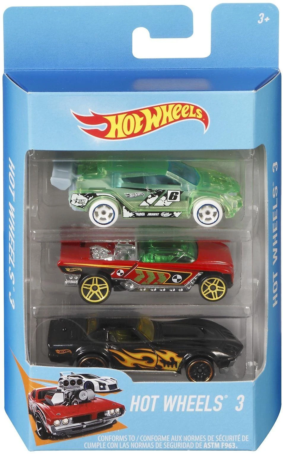 Mattel HOT WHEELS trijų automobilių rinkinys, K5904
