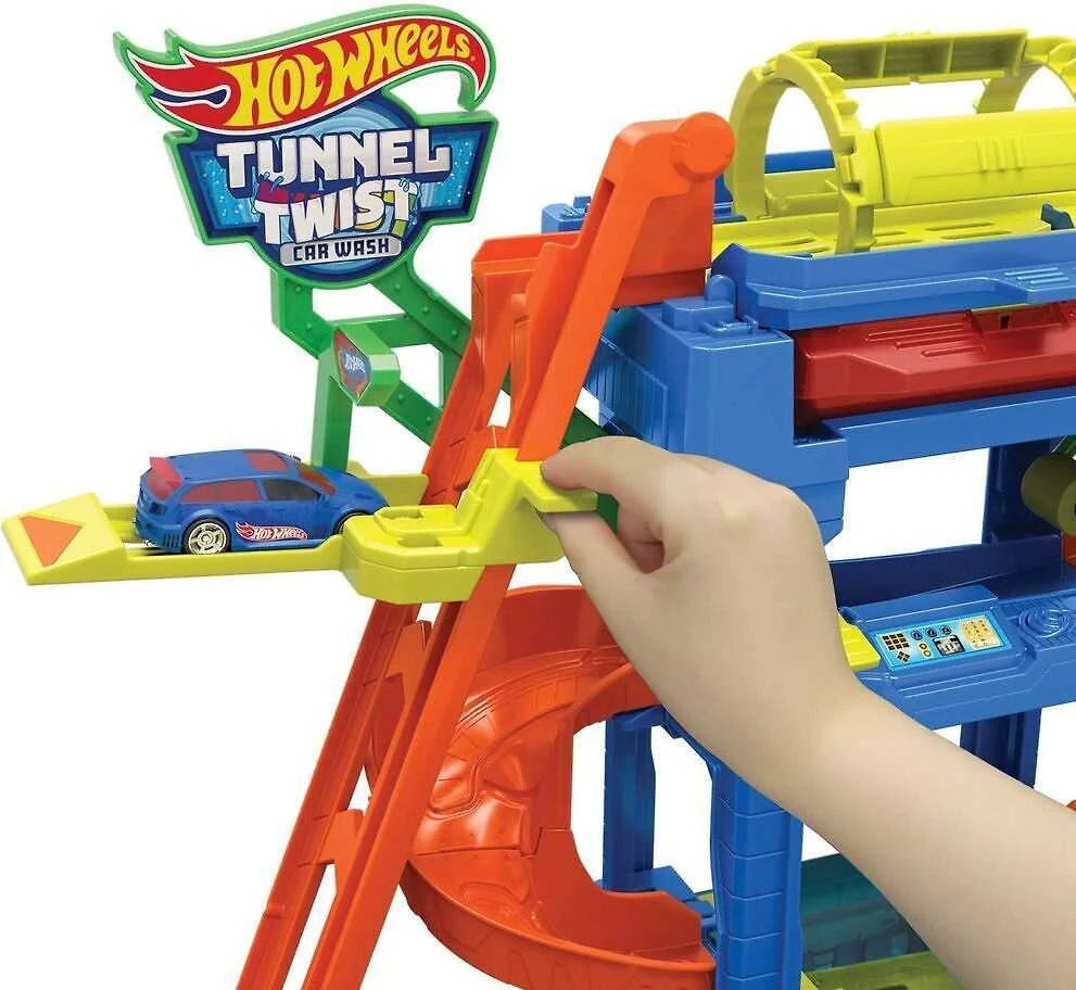 Mattel HOT WHEELS CITY rinkinys – Tunelinė autoplovykla (HTN80)