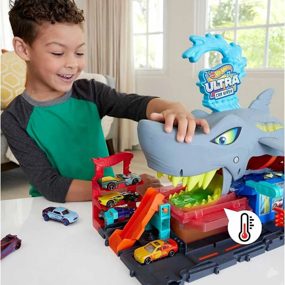 Mattel HW rinkinys „Ryklio automobilių plovykla“