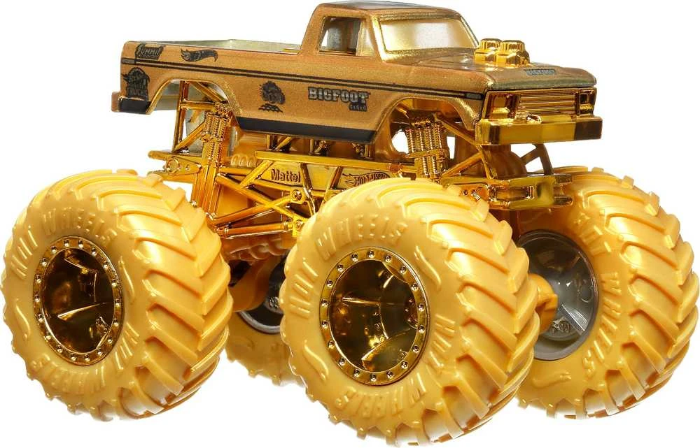 Hot Wheels Monster Trucks Bigfoot Trophy Champions autokokoelma