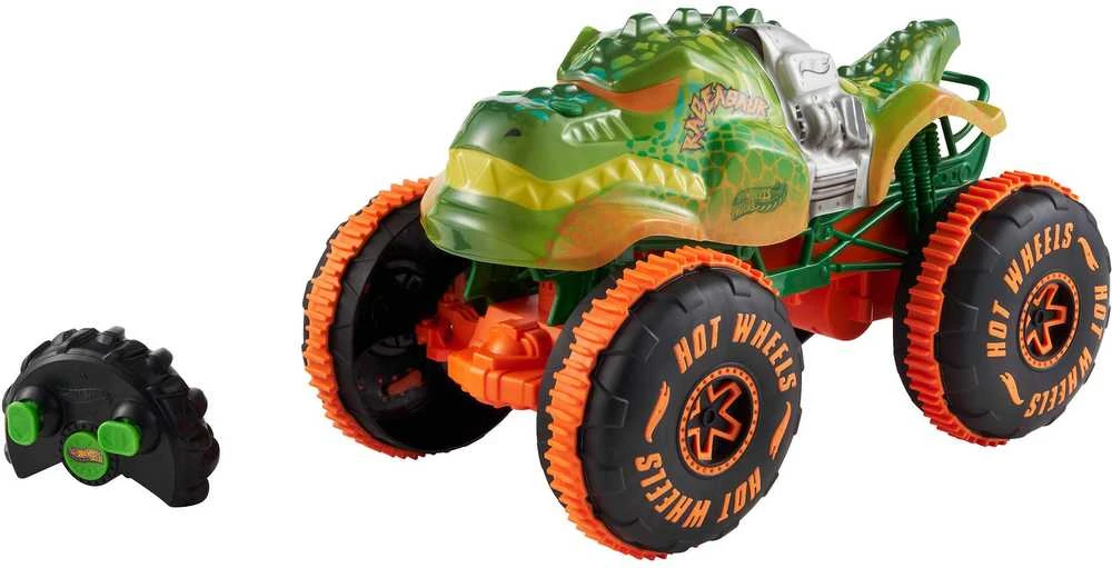 Mattel HOT WHEELS MONSTER TRUCKS RC automobilis – Rageazauras (JBH03)