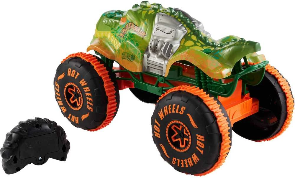 Mattel HOT WHEELS MONSTER TRUCKS RC automobilis – Rageazauras (JBH03)