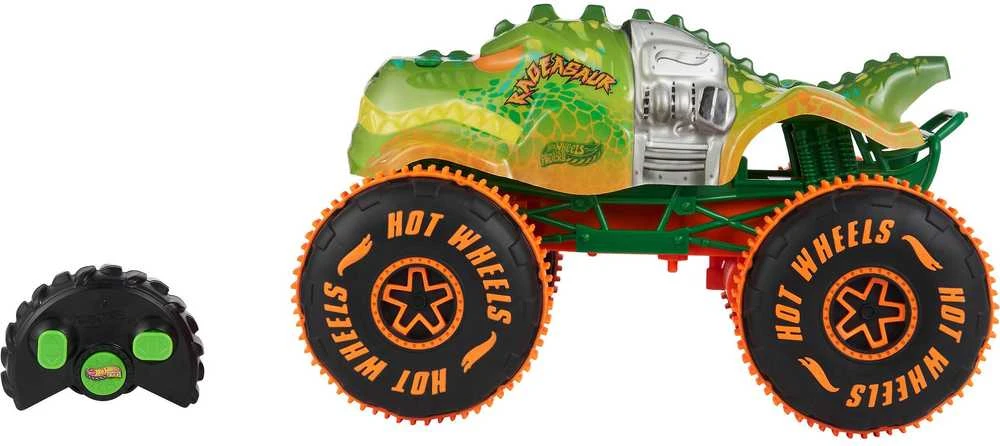 Mattel HOT WHEELS MONSTER TRUCKS RC automobilis – Rageazauras (JBH03)