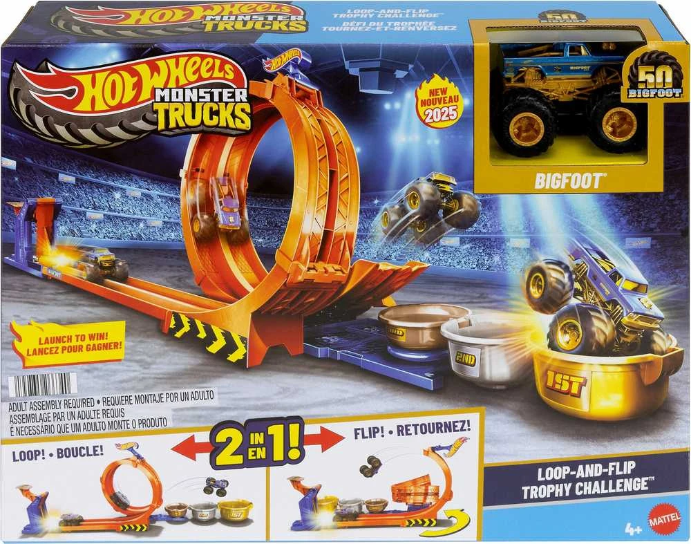 Mattel HOT WHEELS MONSTER TRUCKS rinkinys – Trofėjų iššūkis (JBX64)