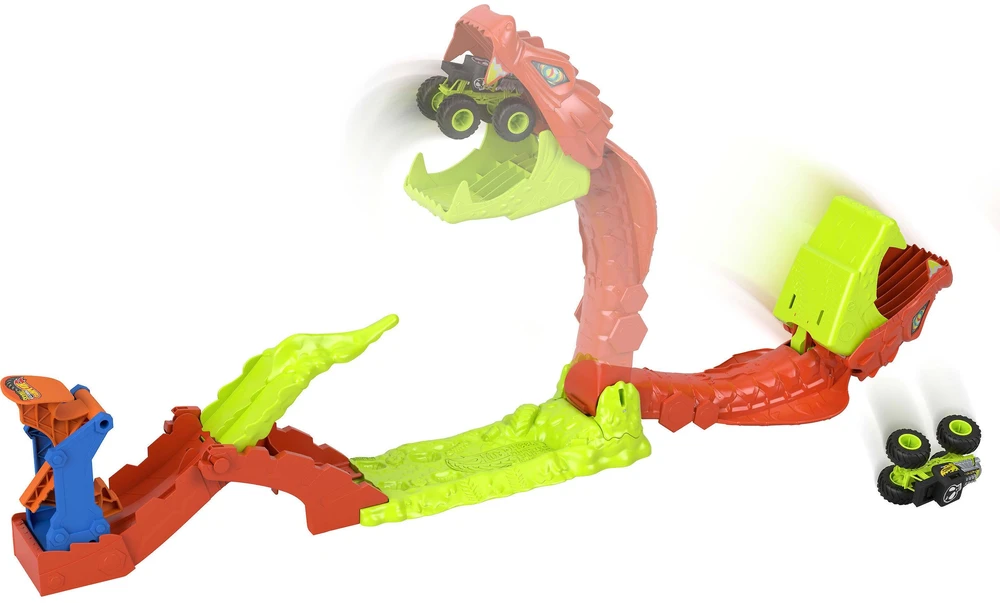Mattel HOT WHEELS MONSTER TRUCKS rinkinys – Gyvatės išsiveržimas