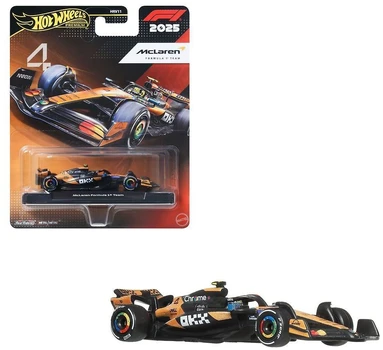 Mattel HOT WHEELS PREMIUM F1 McLaren Lando Norris bolidas 4 (JKD88)