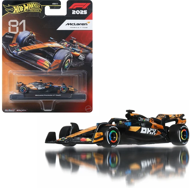 Mattel HOT WHEELS PREMIUM F1 McLaren Oscar Piastri bolidas 81 (JKD81)