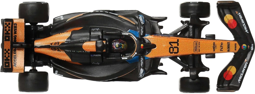 Mattel HOT WHEELS PREMIUM F1 McLaren Oscar Piastri bolidas 81 (JKD81)