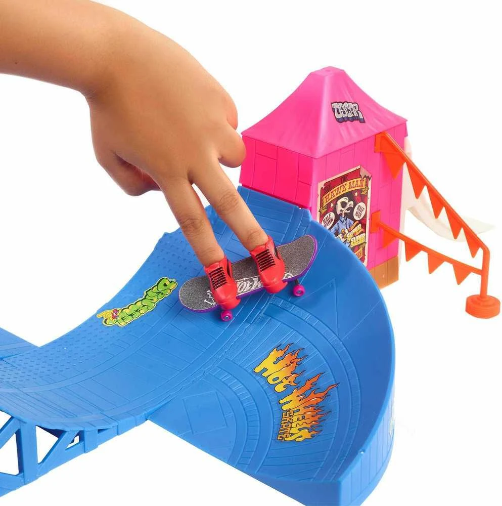 Žaislų rinkinys - Mattel Hot Wheels Riedlenčių pramogų parko nuolydžiai ir trasos