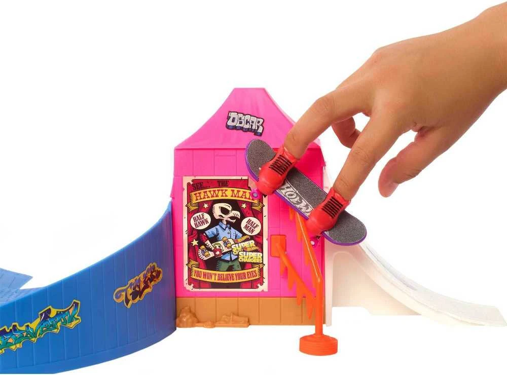 Žaislų rinkinys - Mattel Hot Wheels Riedlenčių pramogų parko nuolydžiai ir trasos