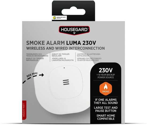 Housegard Luma 230V palovaroitin