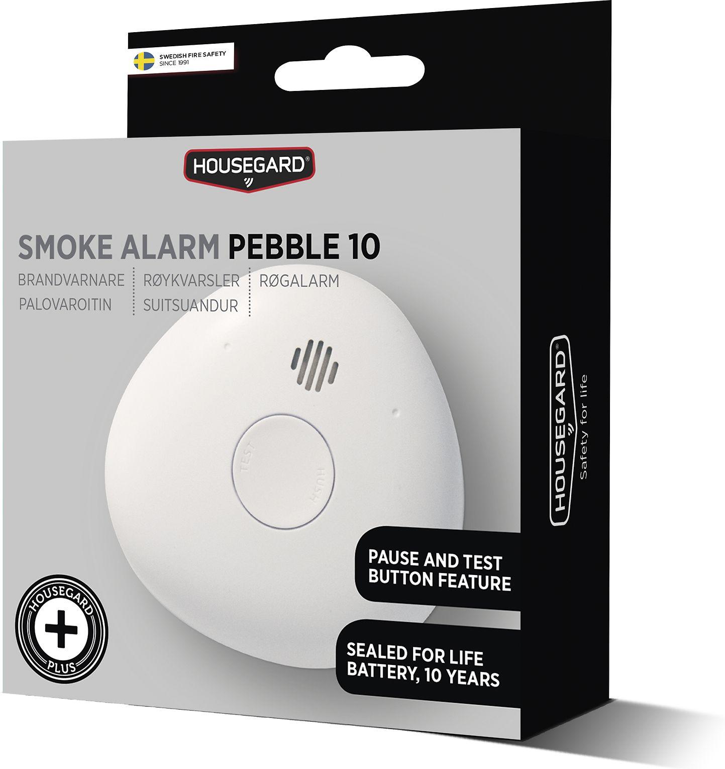 Housegard Pebble 10Y SA701 priešgaisrinė signalizacija, optinė