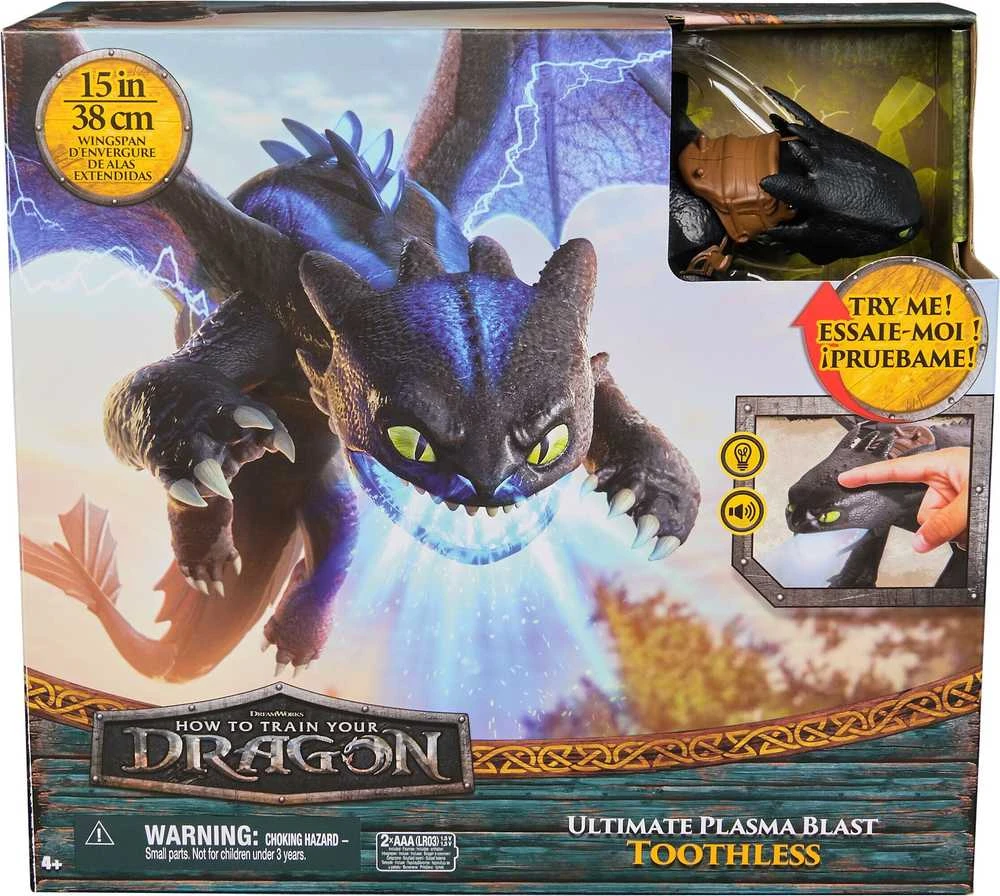 Spin Master DRAGONS Interaktyvus plazma šaudantis slibinas Nakties Įniršis