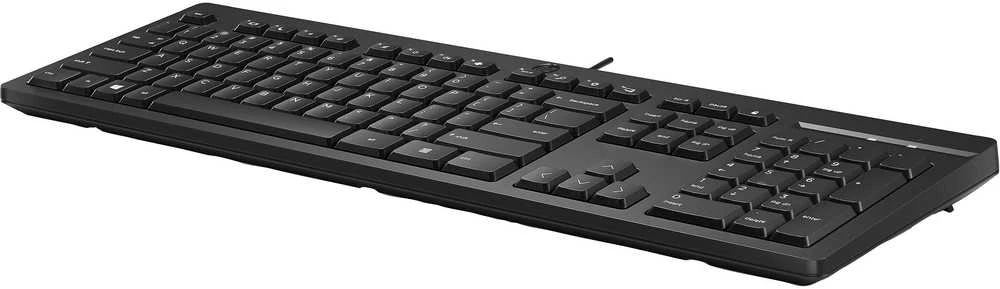 HP 125 laidinė klaviatūra, viso dydžio (100 %), laidinė, USB, juoda