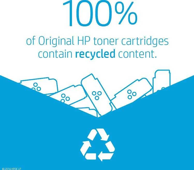 „Hewlett Packard“ (HP) HP 201X didelio našumo žalsvai mėlyna originali „LaserJet“ dažų kasetė, 2 300 puslapių