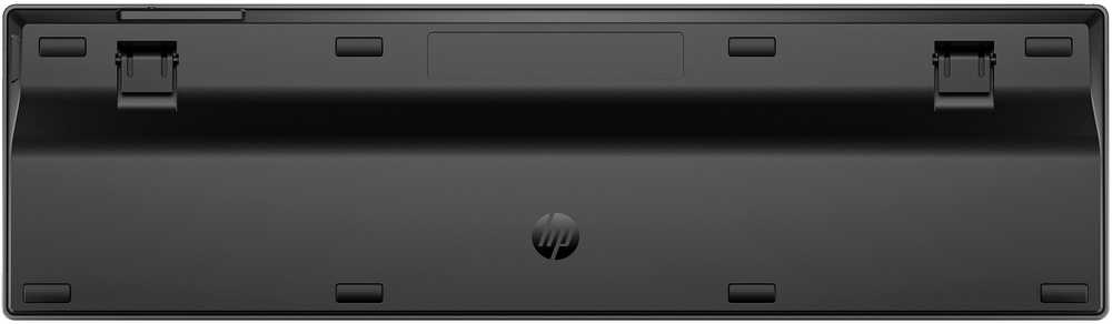 HP 725 Multi-Device Rechargeable Belaidė klaviatūra, Full-size (100%), Wireless, RF belaidė + Bluetooth, Pilkas