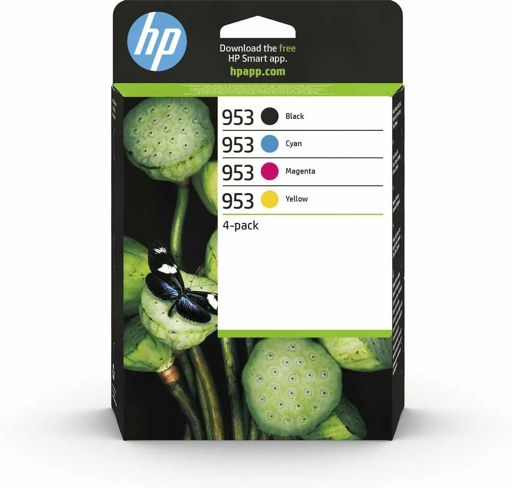 HP 953 -mustekasettipakkaus, 4 väriä
