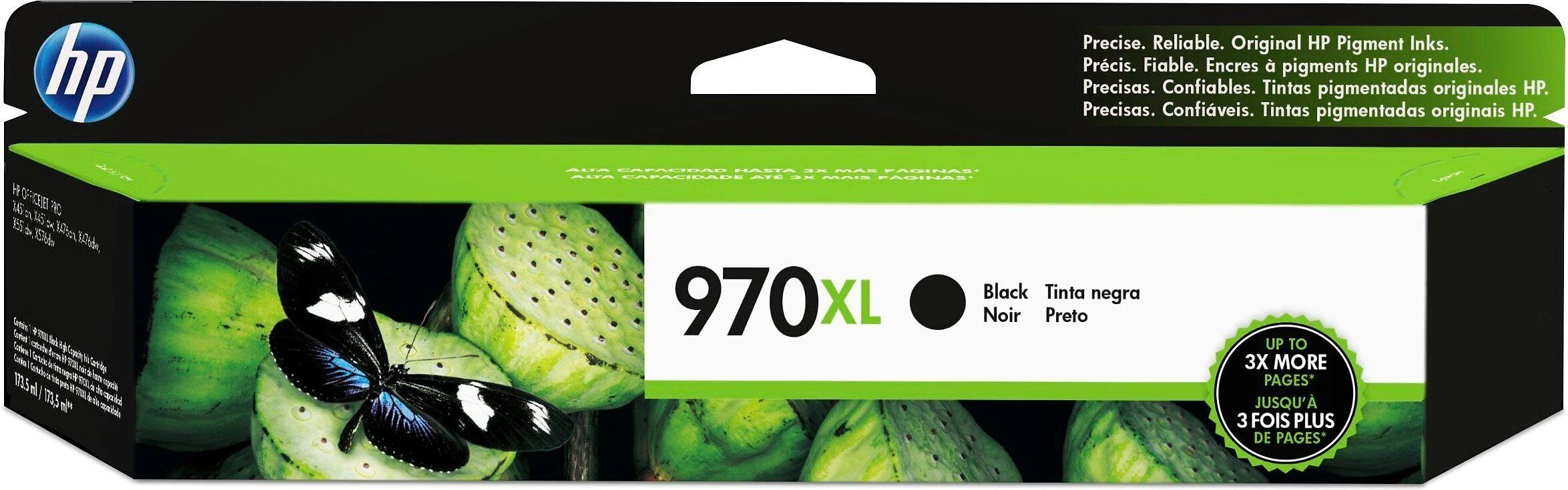 Hewlett Packard (HP) HP no.970XL Juodas Ink Cart. skirta Officejet Pro X serijai (9 200 puslapių)