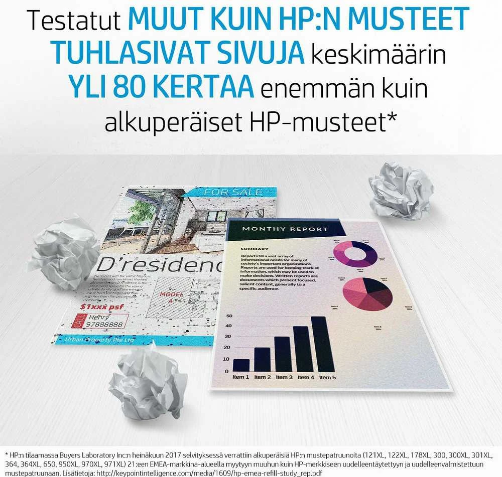 „Hewlett Packard“ (HP) „HP 973X High Yield Geltona Original PageWide“ kasetė (7 000 puslapių)