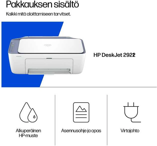 HP - DeskJet 2922 daugiafunkcis rašalinis spausdintuvas