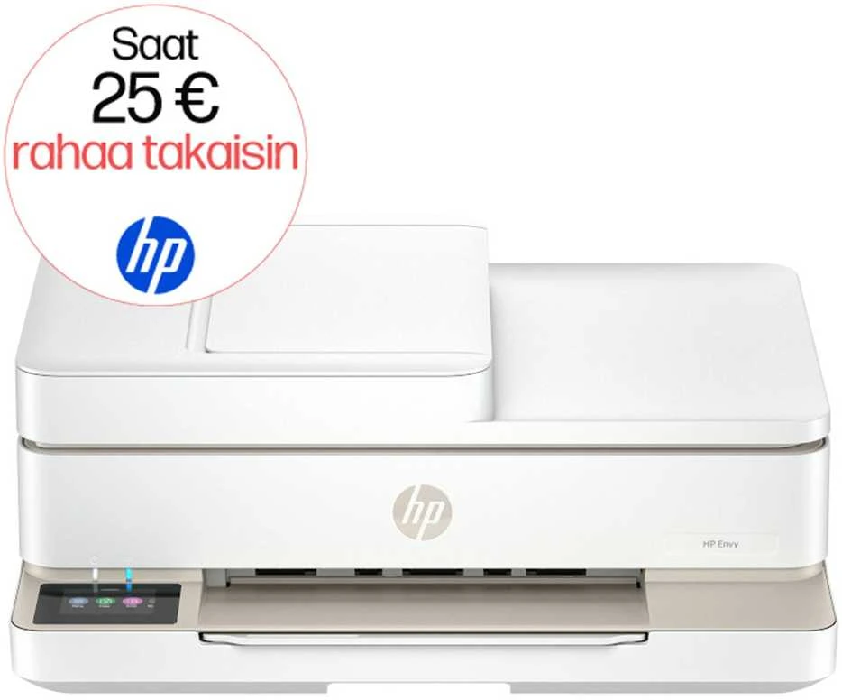 „Hewlett Packard“ (HP) „HP ENVY 6520e“ daugiafunkcis daugiafunkcis spalvotas rašalinis spausdintuvas, 216 x 297 mm, A4, 8 psl./min., kopijavimas, 20 psl./min., spausdinimas, 100 lapų, „Wi-Fi“, USB prievadas