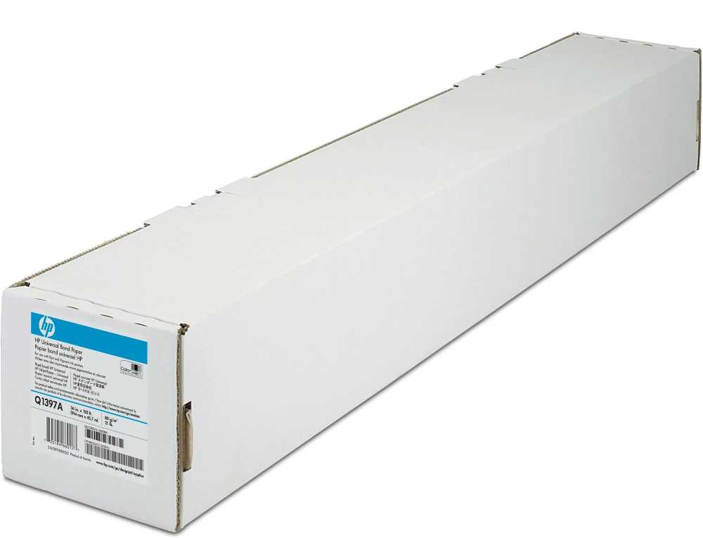 HP Universal Bond Paper -suurkuvapaperi, 80 g, 914 mm x 45 m