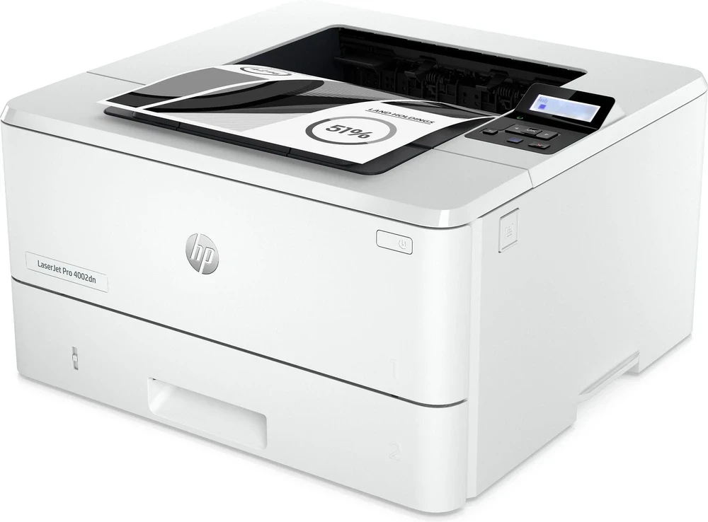 Hewlett Packard (HP) HP LaserJet Pro 4002dn Spausdintuvas - A4 Mono lazerinis, Spausdinti, Automatinis dokumentų tiektuvas, Auto-Duplex, LAN, 40ppm, 750-4000 puslapių per mėnesį (pakeičia M404dn)