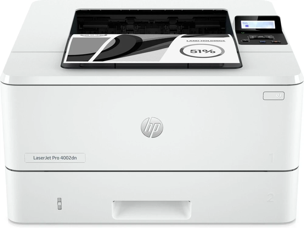 Hewlett Packard (HP) HP LaserJet Pro 4002dn Spausdintuvas - A4 Mono lazerinis, Spausdinti, Automatinis dokumentų tiektuvas, Auto-Duplex, LAN, 40ppm, 750-4000 puslapių per mėnesį (pakeičia M404dn)