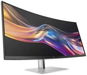 „HP Series 7 Pro“ 37,5 colio WQHD+ „Thunderbolt 4“ monitorius – 738pu, be PVC, 95,2 cm (37,5 colio), 3840 x 1600 pikselių, plataus formato „Quad HD+“, LCD, 5 ms, sidabrinis
