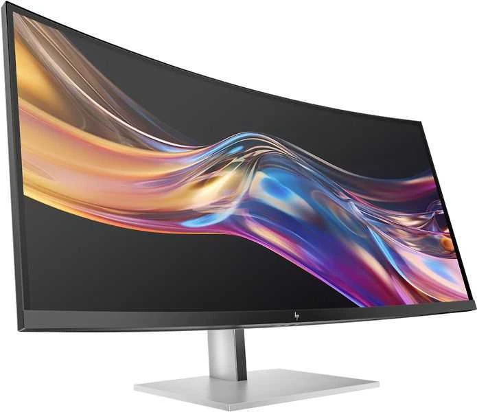 „HP Series 7 Pro“ 37,5 colio WQHD+ „Thunderbolt 4“ monitorius – 738pu, be PVC, 95,2 cm (37,5 colio), 3840 x 1600 pikselių, plataus formato „Quad HD+“, LCD, 5 ms, sidabrinis