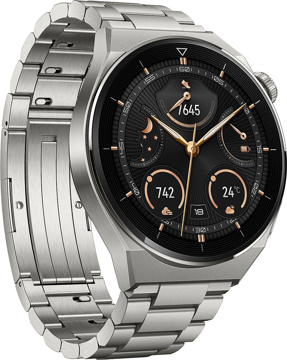 Išmanusis laikrodis Huawei Watch GT 3 Pro, Sidabrinės spalvos korpusas ir dirželis