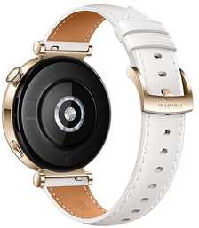 HUAWEI WATCH GT4 41mm Gold White Leather Armband
