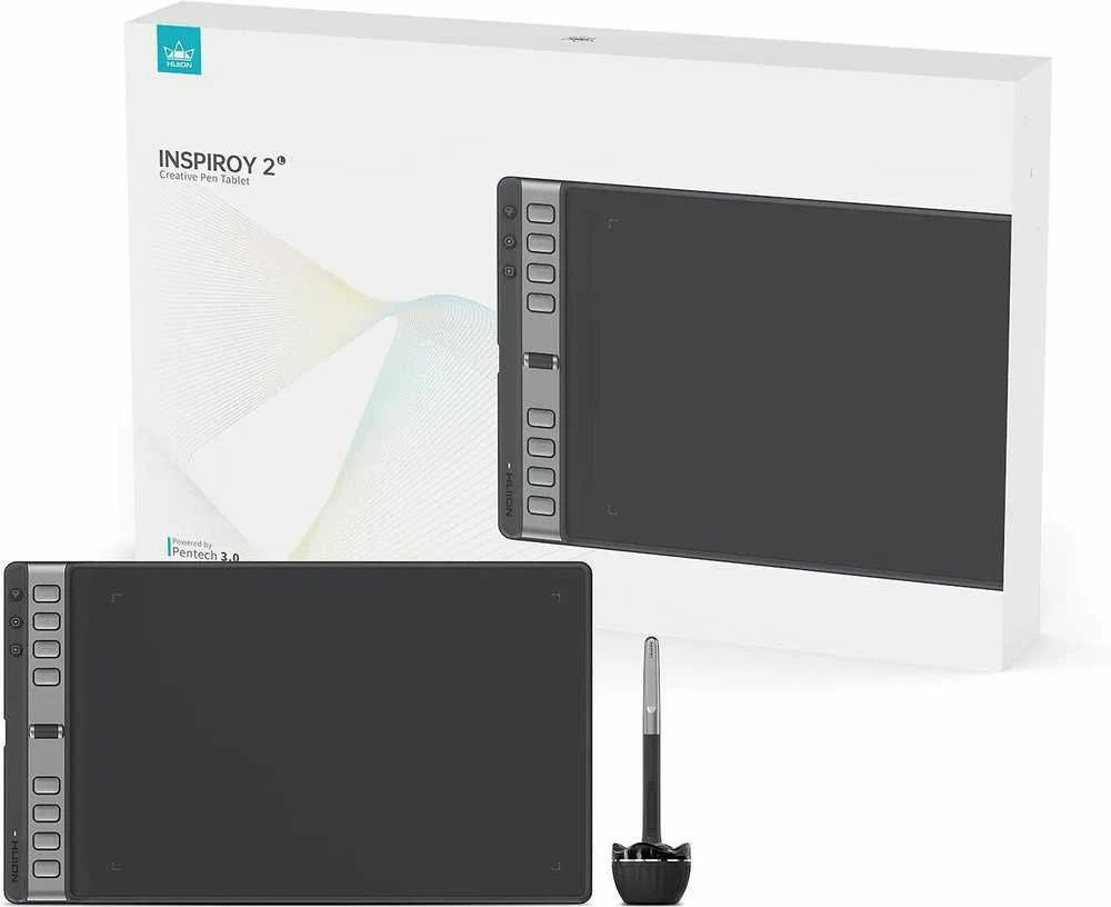 Huion Grafikos Planšetė - Inspiroy 2L, Juodas