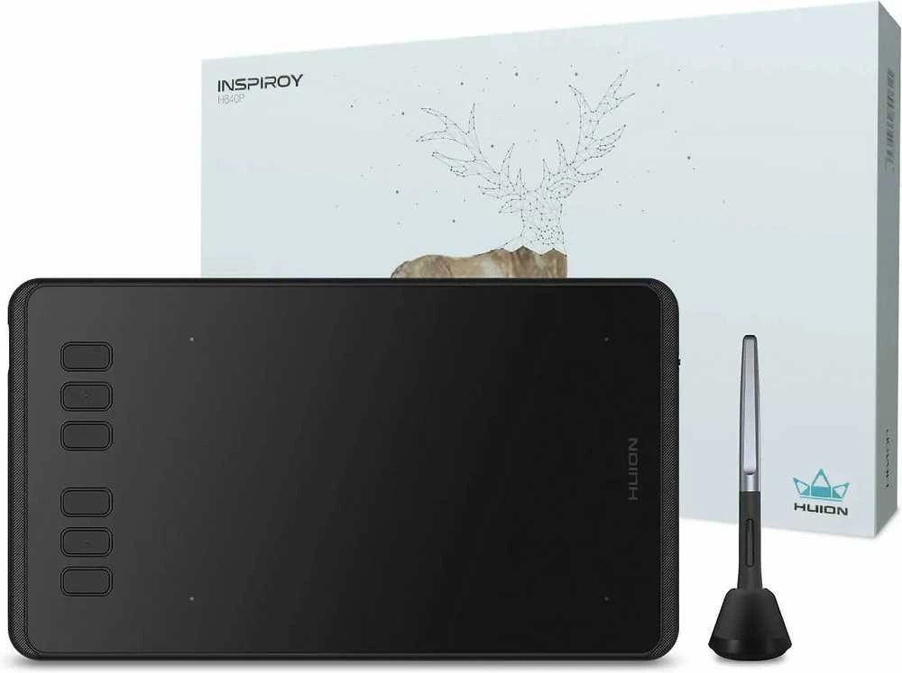 Planšetė Huion H640P graphic tablet 5080 lpi 160 x 99 mm USB Juodas