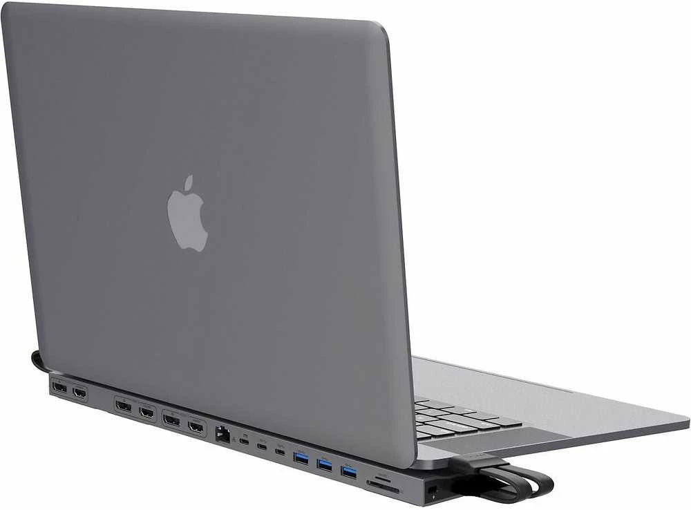 Hiper | „HyperDrive Triple-4K“ prijungimas – skirtas „Intel“ ir „M1/M2 Pro“ / „Max MB Pro“.
