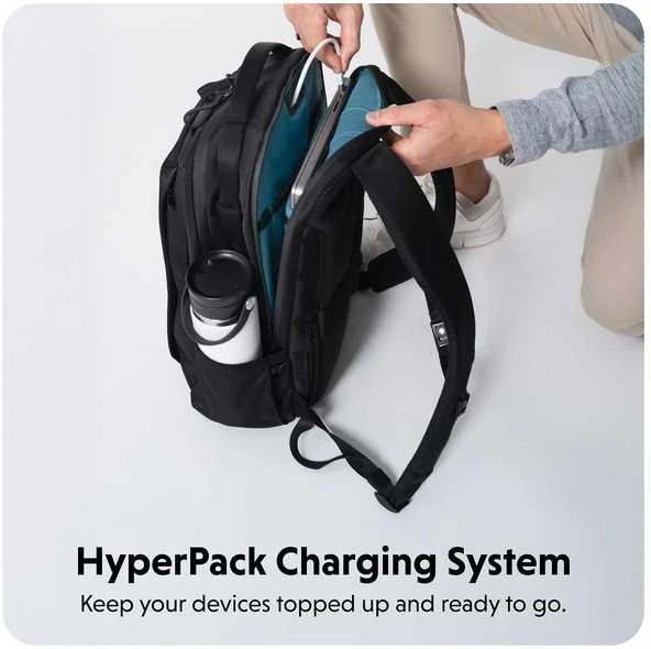 Hyper | HP21PBKGL HyperPack | Tinka iki 16 " | Backpack | Juodas