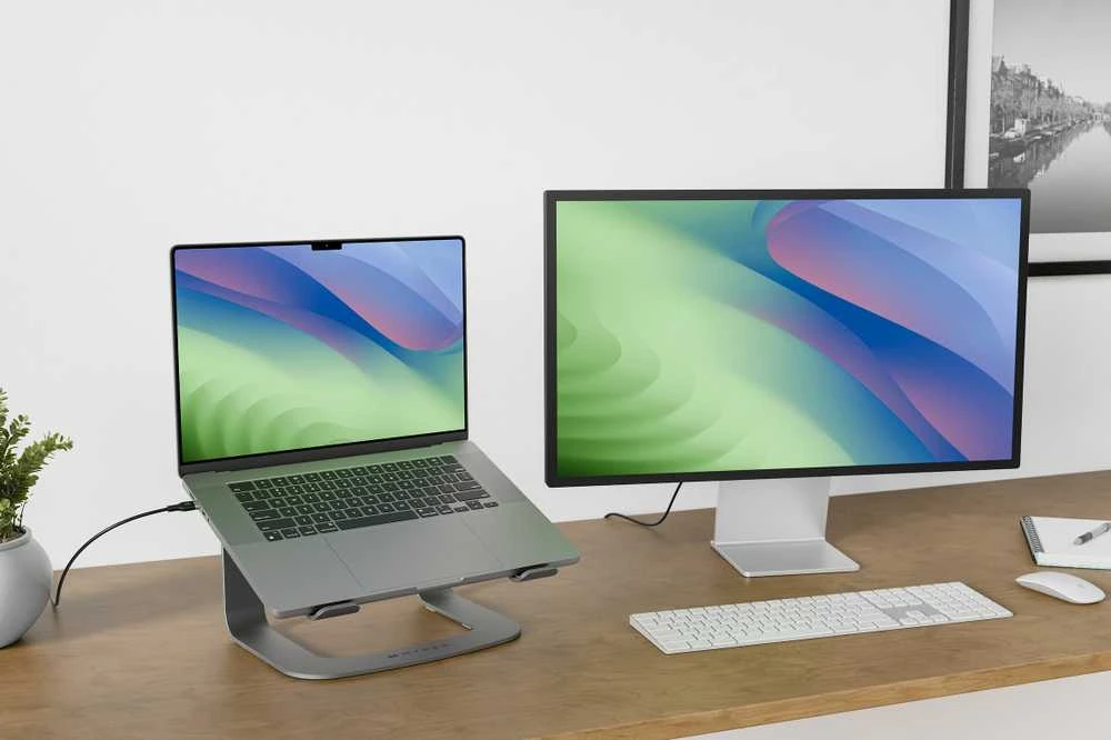 Hyper Desk Mount | HyperSpace Ergonomic Nešiojamas kompiuteris Stand | 16 " | Space Gray