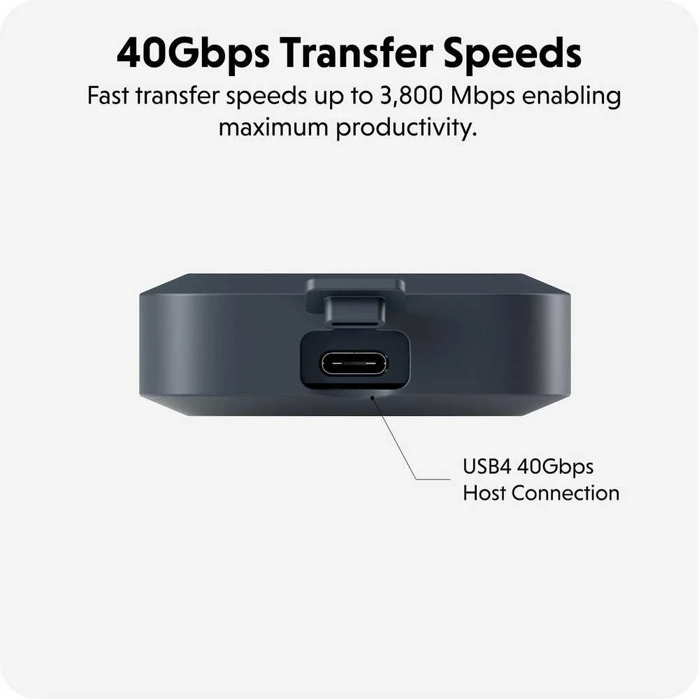 Targus HYPER® HYPERDRIVE ECOSMART? USB4 SSD ENCLOSURE