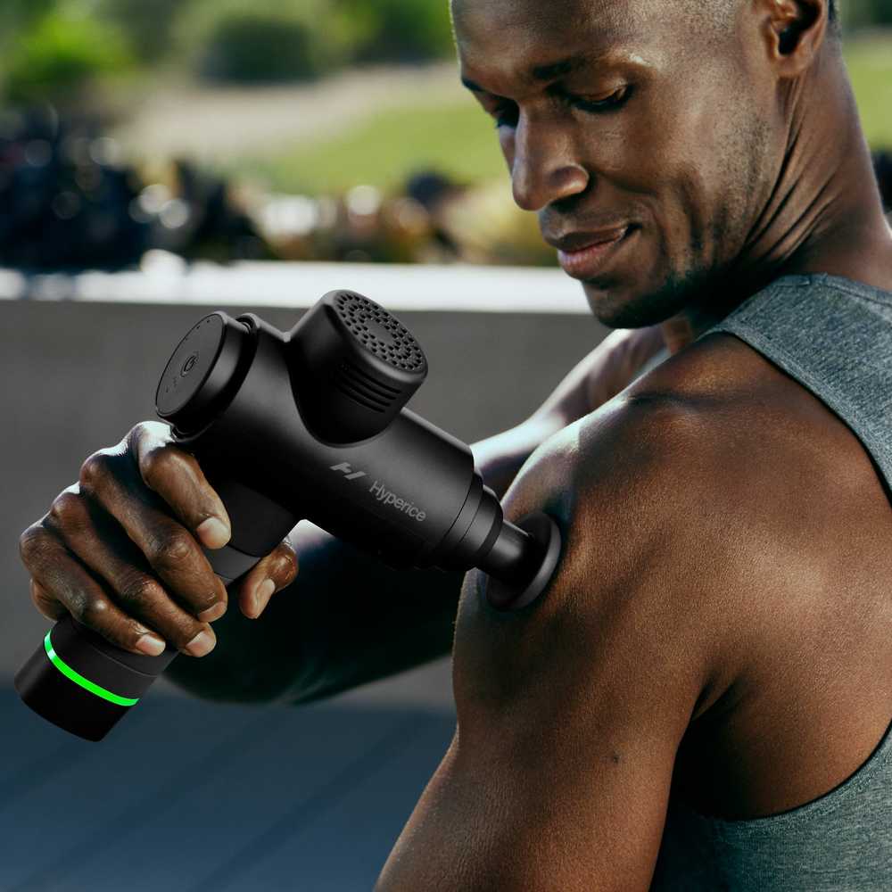 Hyperice Hypervolt 2 masažo pistoletas, Juodas