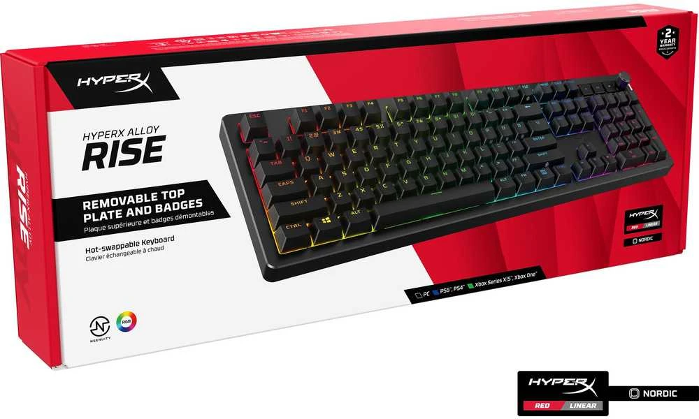 Klaviatūra HyperX Alloy Rise HyperX Raudona (7G7A3AA#ABA)