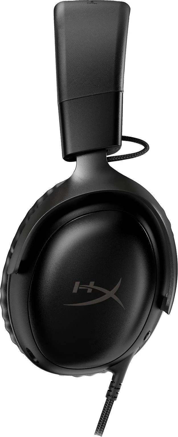 HyperX Cloud III žaidimų ausinės, Juodos