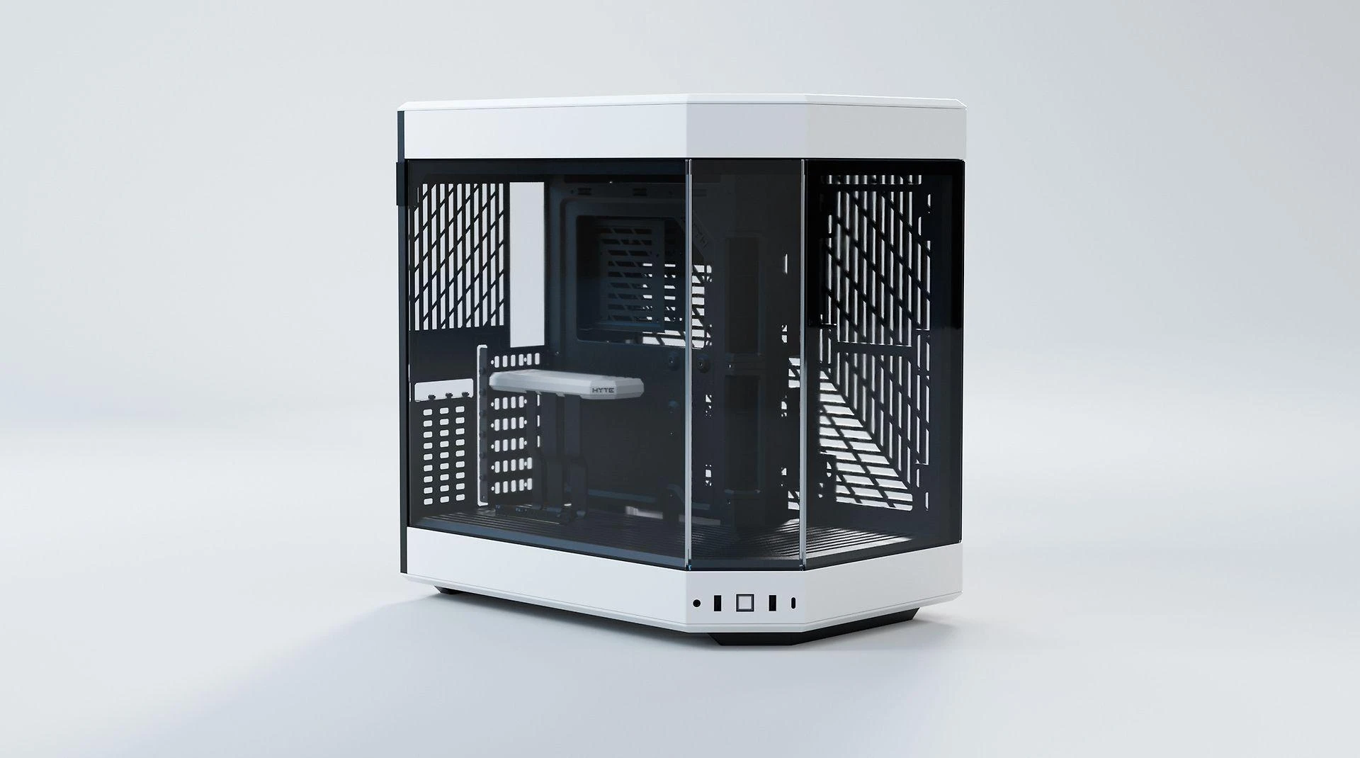Hyte Y60 Midi Tower, Tempered Glass – juodos spalvos/baltos spalvos