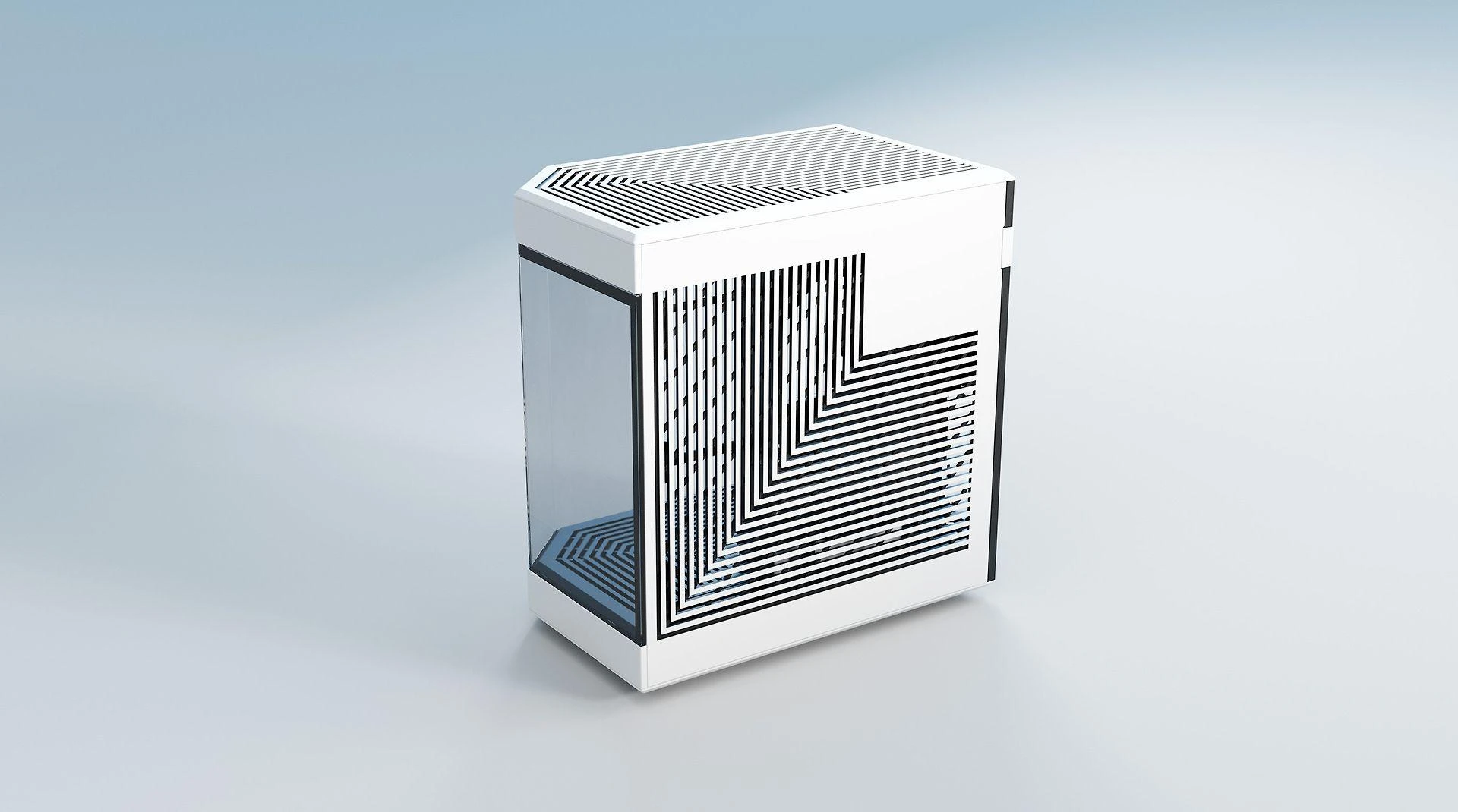 Hyte Y60 Midi Tower, Tempered Glass – juodos spalvos/baltos spalvos