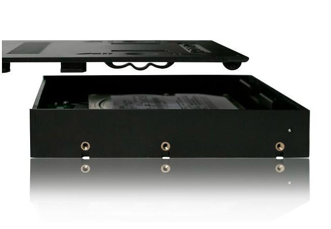 Icy Dock MB882SP-1S-2B, Plastikas, Juoda, 101 mm, 145 mm, 25 mm, 163,3 g