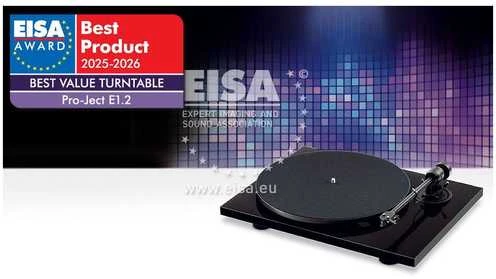 Pro-Ject E 1.2 levysoitin, pähkinä